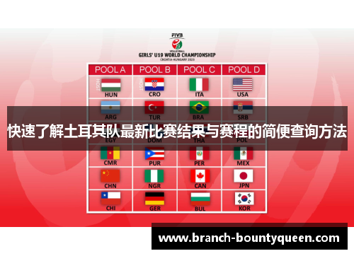 快速了解土耳其队最新比赛结果与赛程的简便查询方法