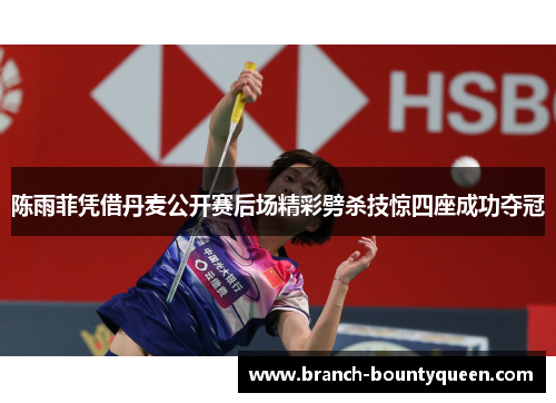 陈雨菲凭借丹麦公开赛后场精彩劈杀技惊四座成功夺冠