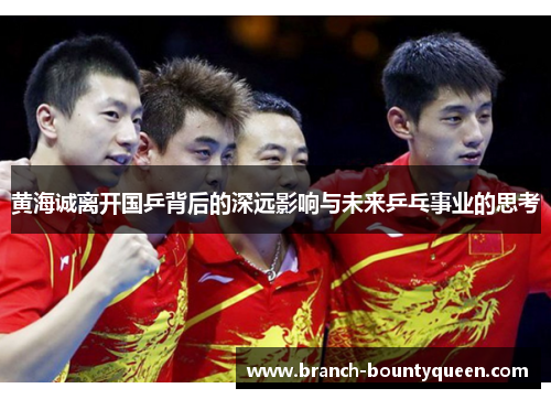 黄海诚离开国乒背后的深远影响与未来乒乓事业的思考